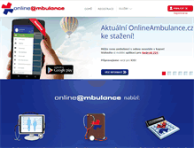 Tablet Screenshot of onlineambulance.cz